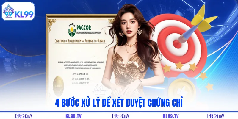 4 bước xử lý để xét duyệt chứng chỉ